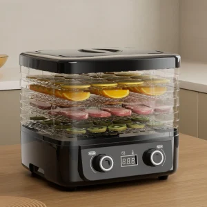 5-Tier Food Dehydrator with Digital Timer
